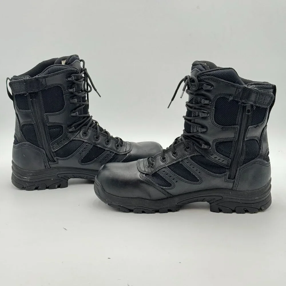 Thorogood Waterproof Tactical Boots Leather Steel Toe Work Safety Black Mens 10M